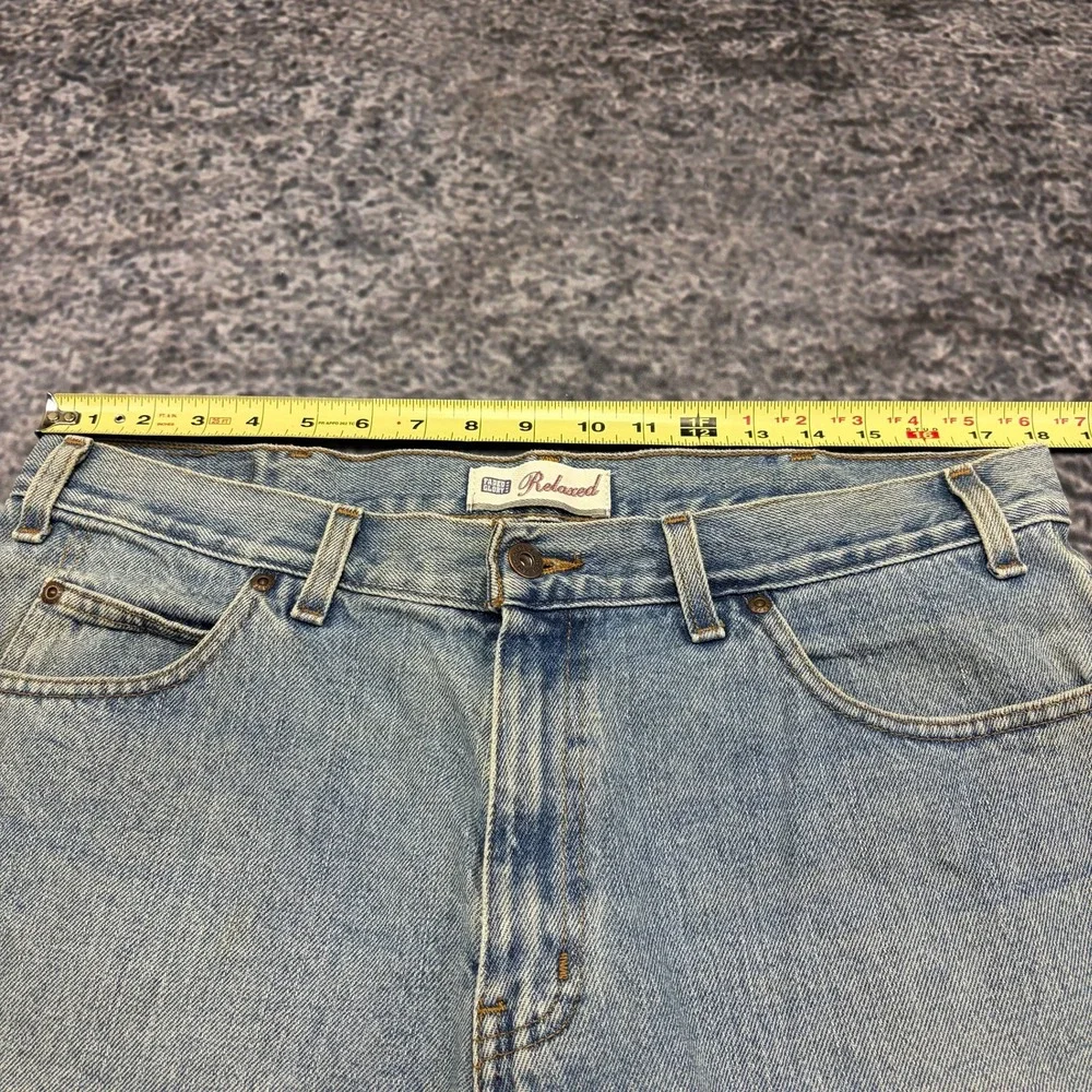 Faded Glory Jorts Mens 36 Blue Relaxed Baggy Skater Vintage Y2K‎ Denim Shorts